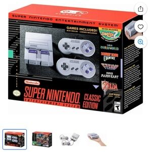 Classic Edition Super Nintendo Entertainment System (SNES) Very Good condition